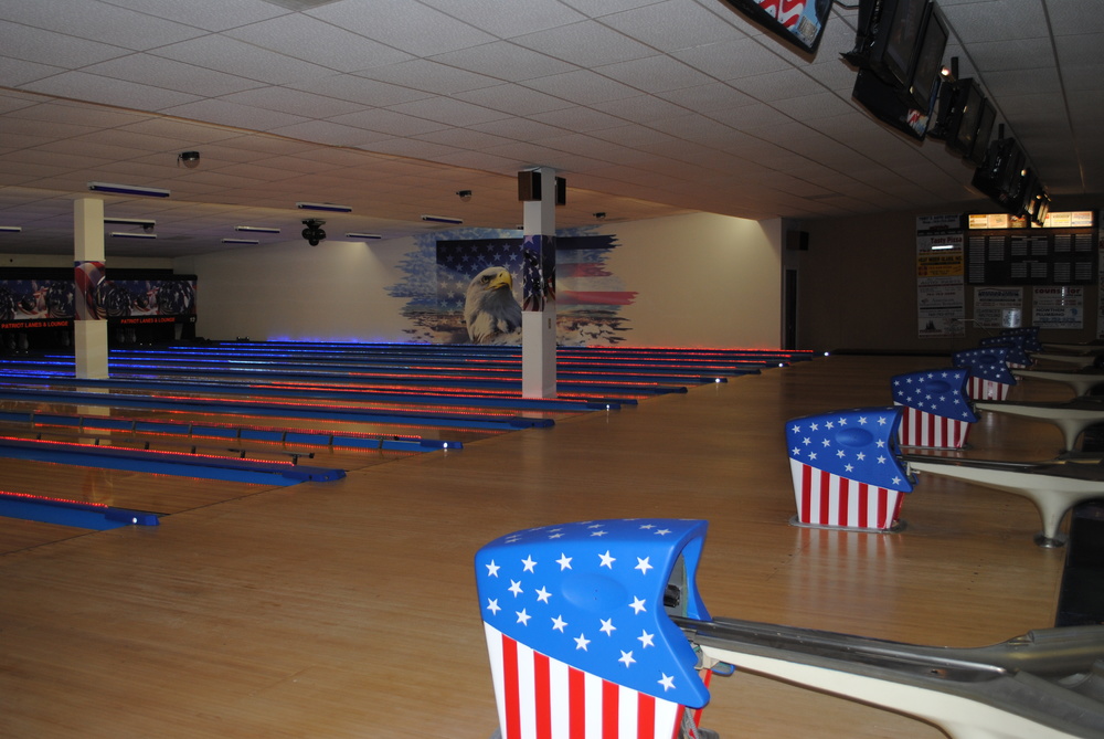 WE JUST INSTALLED SYNTHETIC LANES, NEW WALL PAINTINGS AND LED LIGHTING.